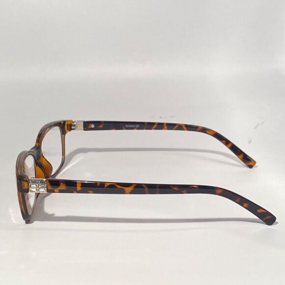 Reading Glasses 2.25 Tortoise with Decorative Silver Detail Readers NWT - Picture 3 of 7